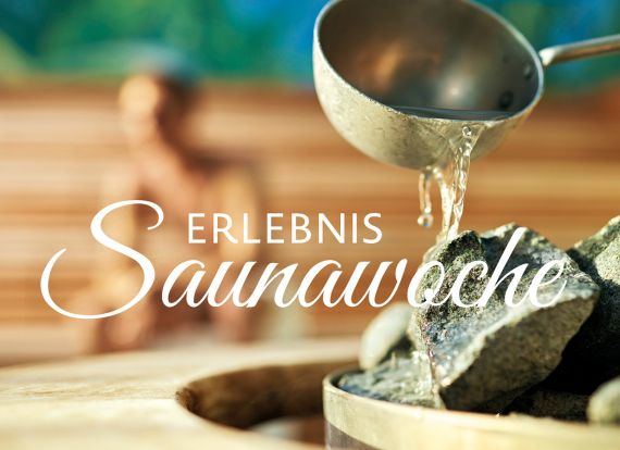 Sauna-Erlebniswoche Aufgussofen mit Aufgusskelle
