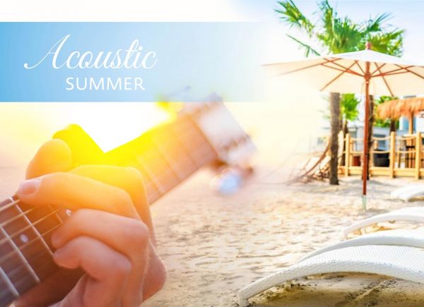 Acoustic Summer mit Gitarre am Beach