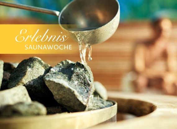 Sauna-Erlebniswoche Aufgussofen mit Aufgusskelle