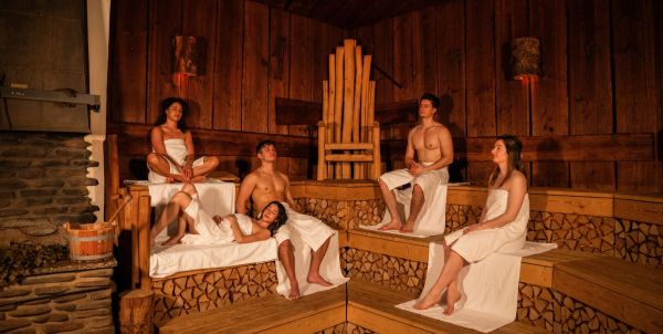 Sauna „Holzstadl“ in der Vitaltherme & Sauna