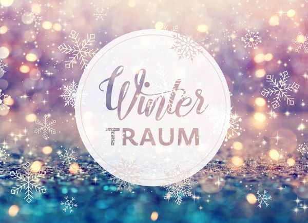 Wintertraum Wintertraum Logo mit Glitzer